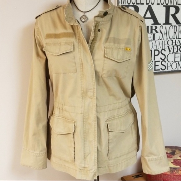 🆕OLD NAVY Front Zip Military Utility Field Jacket - Picture 7 of 8